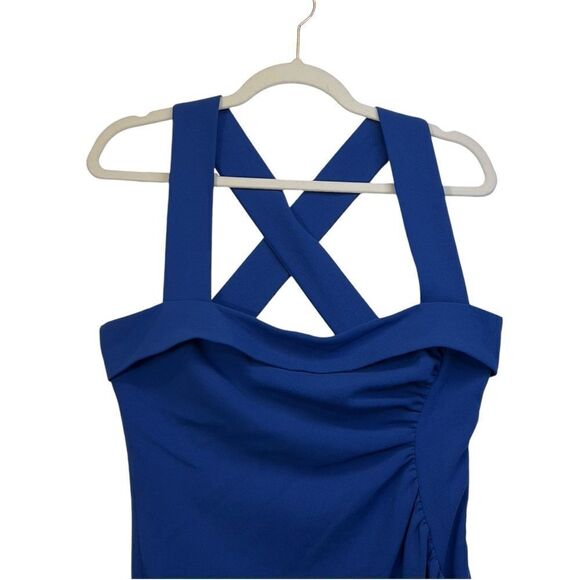 Nwt L.K Bennett Royal Cobalt Blue sheath Dress us 8 Kate Middleton designer - Picture 4 of 16